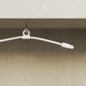 Linear outdoor garland with three lights, total length 6.5 meters.