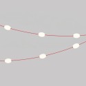 Outdoor garland IP67 6 lights 9 m | LIGHTING DIY