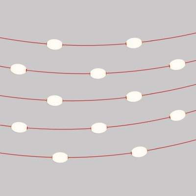 Outdoor garland IP67 12 lights 14 m | LIGHTING DIY