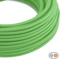 Flat decorative textile electrical cable
