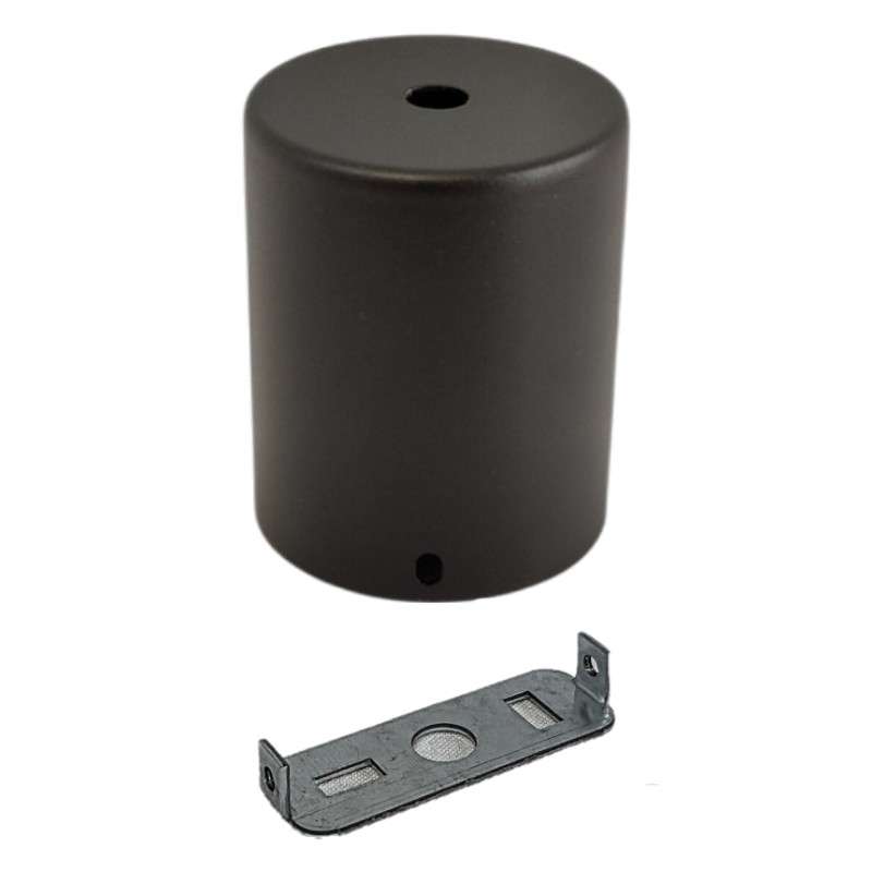Cylindrical ceiling support 62.5mm diameter x 76mm with one outlet