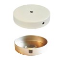 Metal base with a diameter of 120 mm and a height of 24 mm.