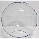 Transparent polycarbonate globe without neck various diameters