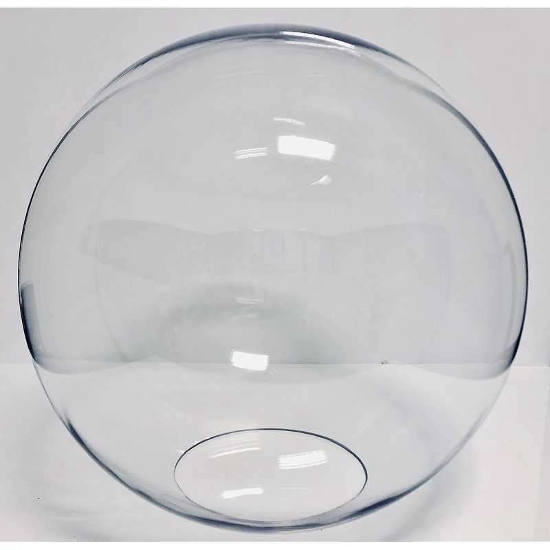 Transparent polycarbonate globe without neck various diameters