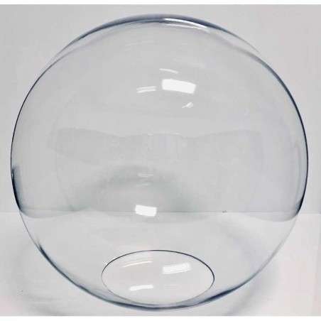 Transparent polycarbonate globe without neck various diameters