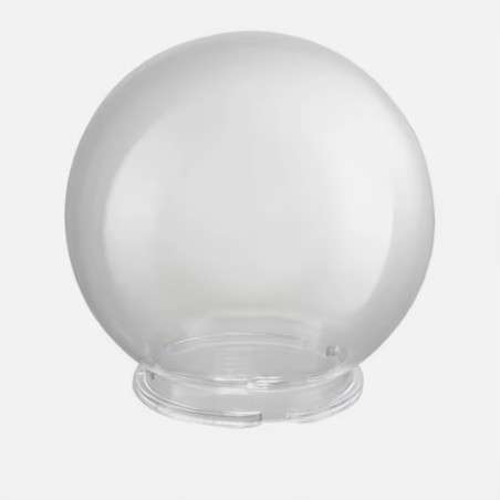 Transparent PMMA bayonet outdoor globe | Lighting DIY