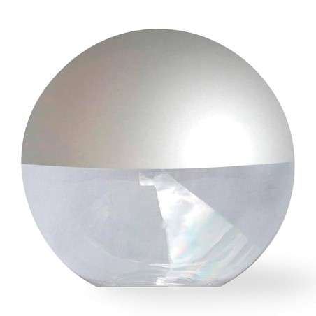 Polycarbonate globe with light pollution prevention