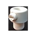 Simple white cable clamp