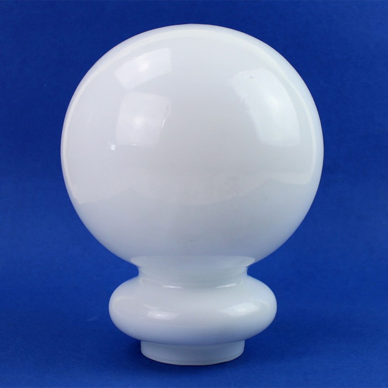 Spherical opal gloss lampshade Ø140 mm Ø55 | LightingDIY
