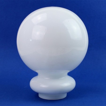 Spherical opal gloss lampshade Ø140 mm Ø55 | LightingDIY