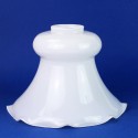 Opal glossy bell-shaped lampshade Ø185 mm Ø41 | LightingDIY.com