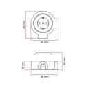 Schuko plug kit porcelain for 20 mm tube | LightingDIY