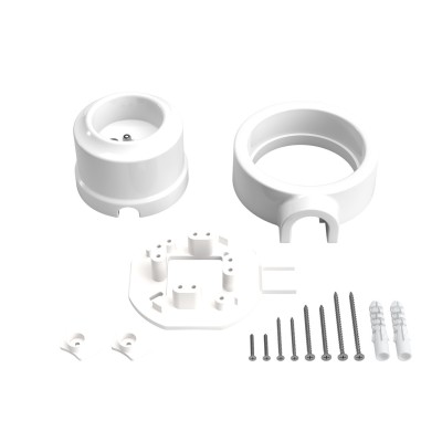 French socket kit porcelain for 20 mm tube | LightingDIY