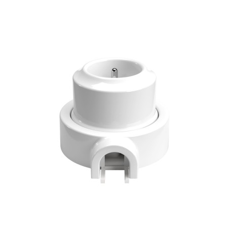 French socket kit porcelain for 20 mm tube | LightingDIY