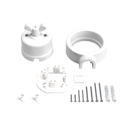 Porcelain diverter switch butterfly nut | LightingDIY