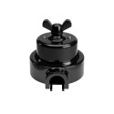 Porcelain diverter switch butterfly nut | LightingDIY