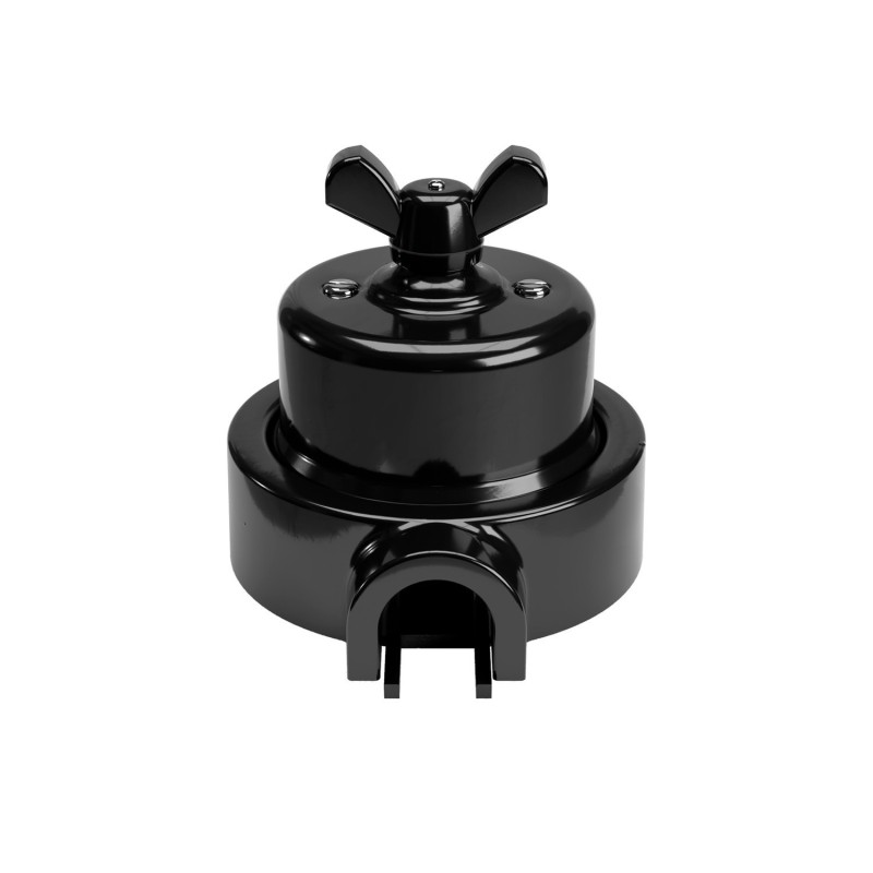 Porcelain diverter switch butterfly nut | LightingDIY