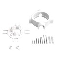 Porcelain base with 4 outlets for 20 mm tube | LightingDIY