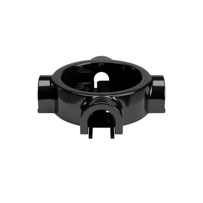 Porcelain base with 4 outlets for 20 mm tube | LightingDIY