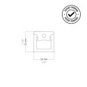 Mini transparent fixing for textile cables | LightingDIY.com
