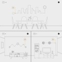 Mini transparent fixing for textile cables | LightingDIY.com