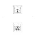 Mini transparent fixing for textile cables | LightingDIY.com