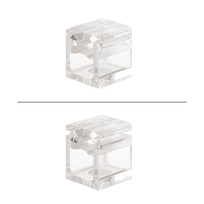 Mini transparent fixing for textile cables | LightingDIY.com