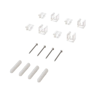 Mini transparent fixing for textile cables | LightingDIY.com