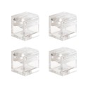 Mini transparent fixing for textile cables | LightingDIY.com
