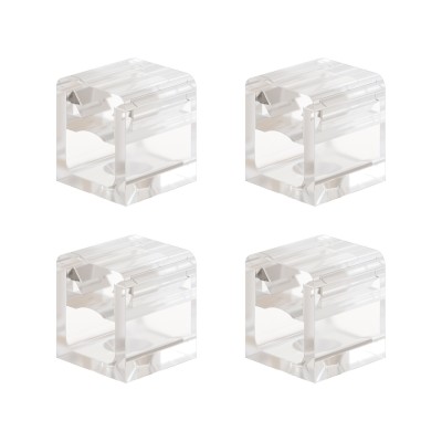 Mini transparent fixing for textile cables | LightingDIY.com