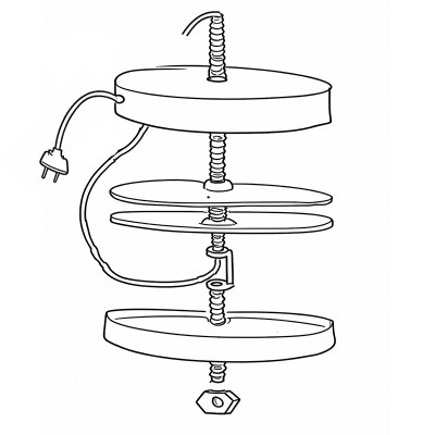 START KIT - For adding counterweights to a lamp base