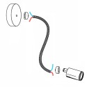 PRODUCTKIT FRAME - Articulated wall light with switch