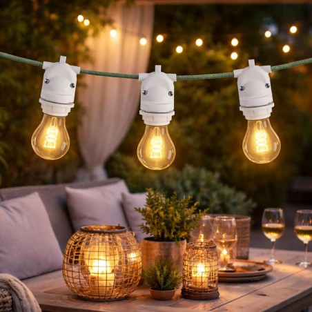 KIT MATTER - Outdoor garland with decorative textile cable