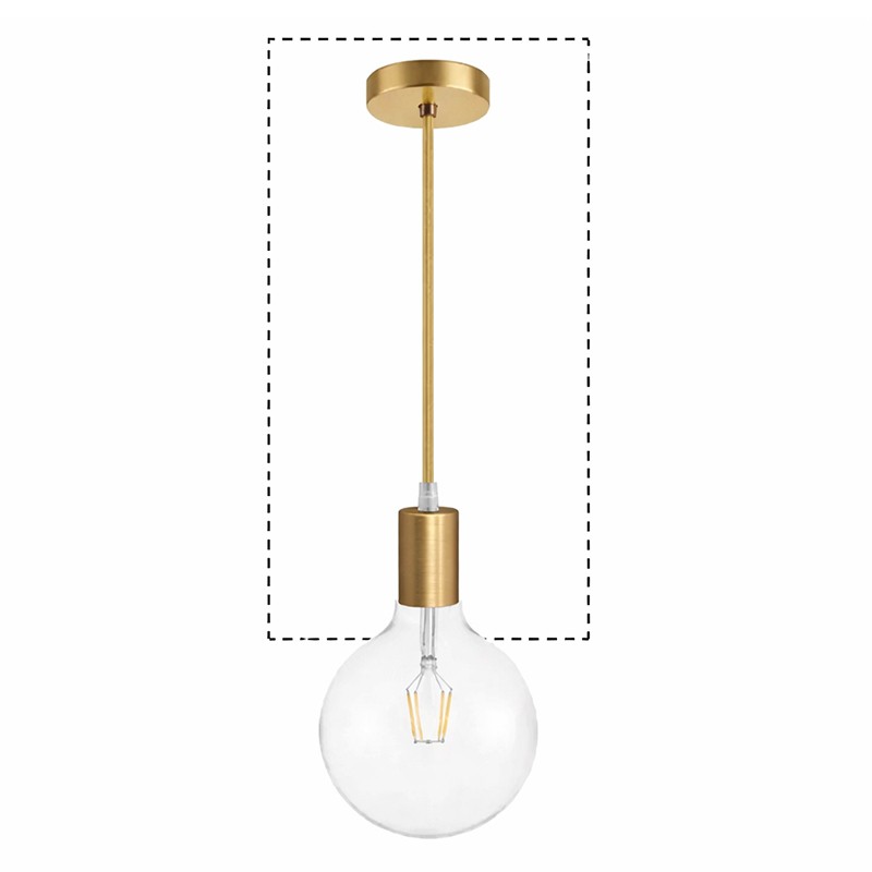 PRODUCTKIT FOUND - Simple pendant light for exposed bulb