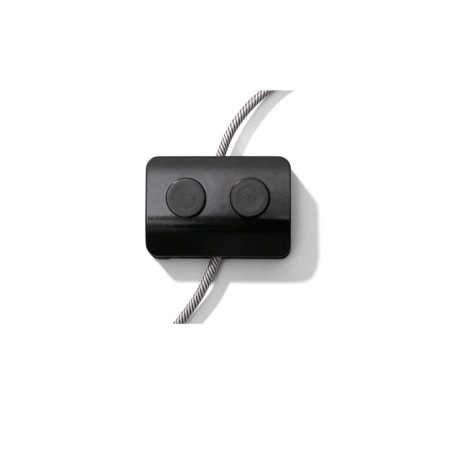 Double black foot switch for lamps | LightingDIY.com