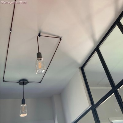 Metal cable grommets for textile cable 2 pieces | LIGHTING DIY