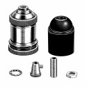 E27 retro metal lamp holder lampshade 5mm | Lighting DIY