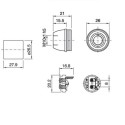 Smooth thermoplastic E12 lampholder – LightingDIY.com