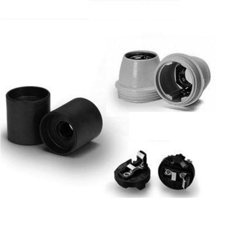 Smooth thermoplastic E12 lampholder – LightingDIY.com
