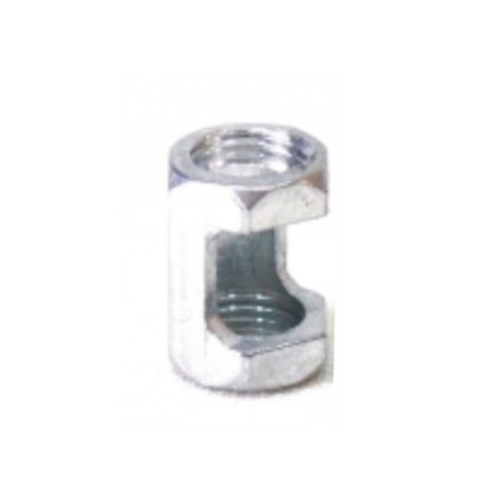 Iron plate with central female thread 10/100 97mm