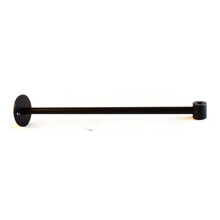 300mm black metal arm with a 2 M10/100 outlets end