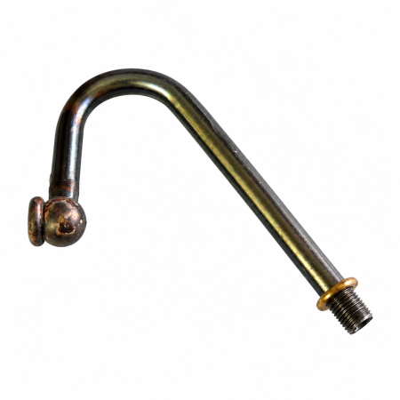 Elbow-type iron arm 65mm x 118mm x 85mm M10/100