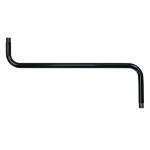 Double flexion metal arm 130mm x 310mm x 60mm M10/100