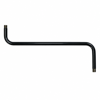 Double flexion metal arm 130mm x 310mm x 60mm M10/100
