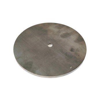 Ultra-thin base of Ø160mm x 6mm in height with a central hole