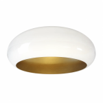 Flattened metal lampshade Ø220 mm x 90 mm for lamps