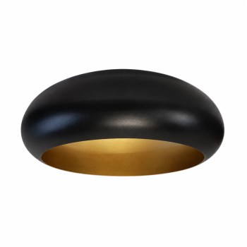 Flattened metal lampshade Ø220 mm x 90 mm for lamps