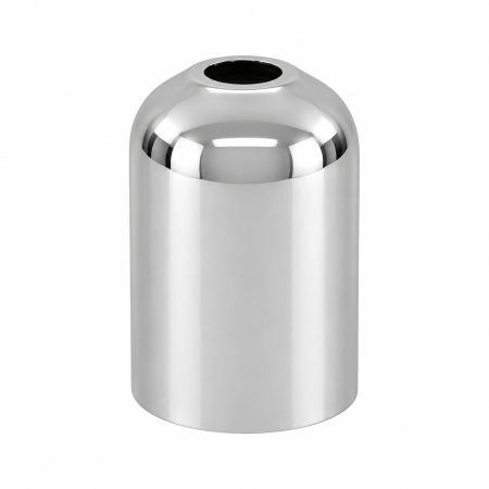 Short lampshade E14 and G9 chrome finish Ø33 × 43.5 mm