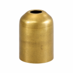 Short E14 brass light socket Ø33 × 43.5 mm