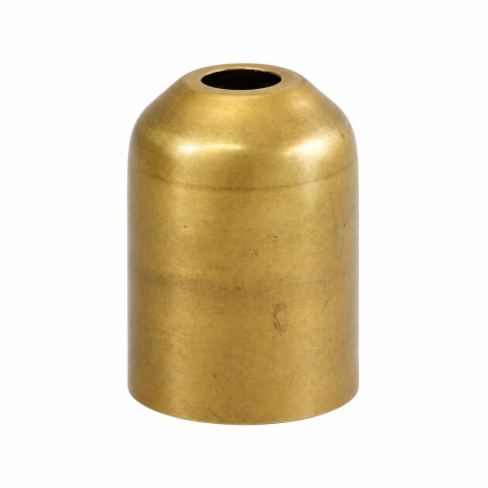 Short E14 brass light socket Ø33 × 43.5 mm